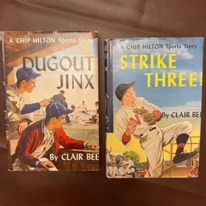 Dugout Jinx & Strike Three by Clair Bee—copyright 1949 & 1952